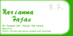 marianna hajas business card